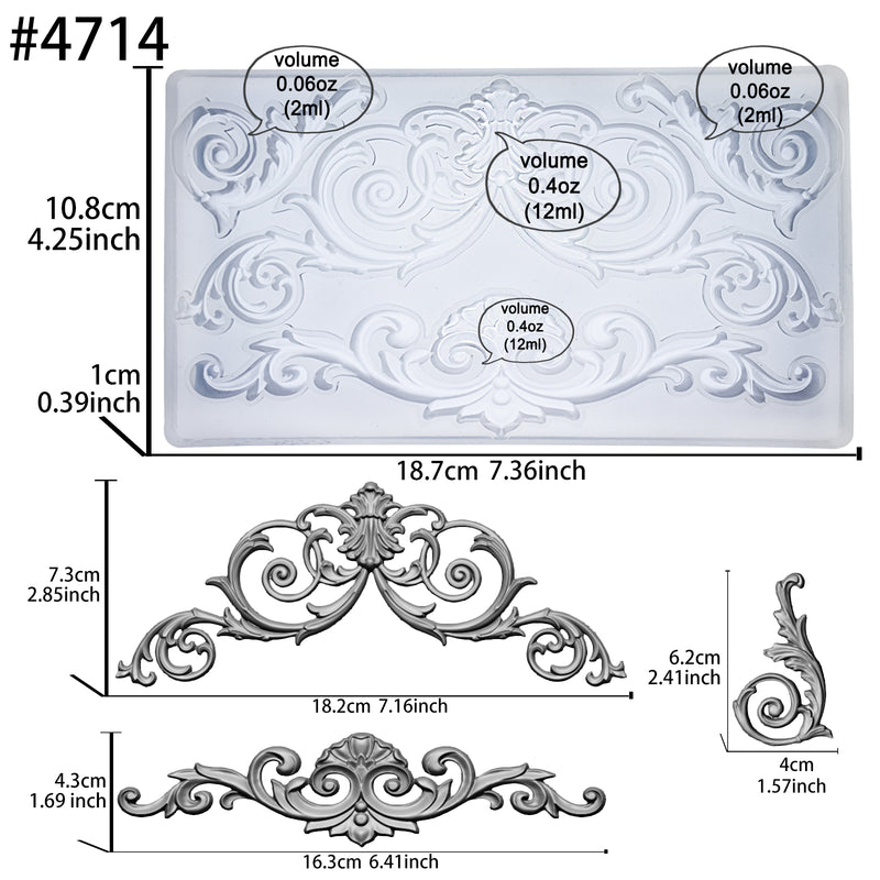 Garland Carved Mold
