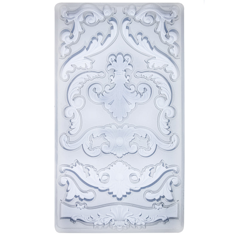 Scrollworks Baroque Silicone Mold 12-Cavity