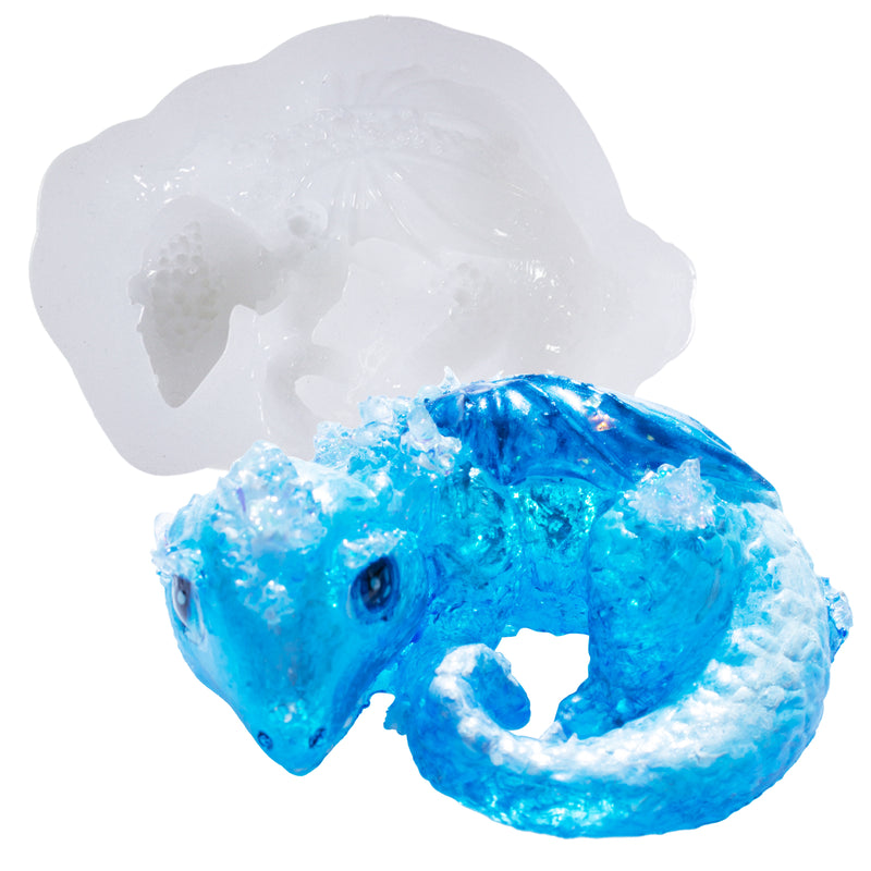 Resin Silicone Mould Ice Wing Dragon for Epoxy 3inch
