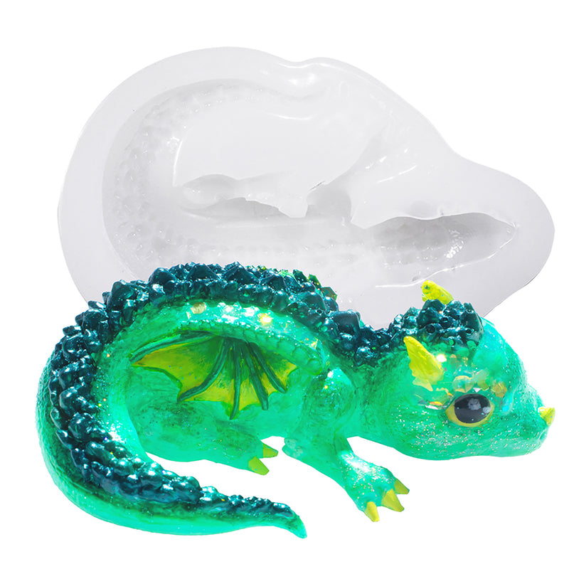 Resin Silicone Mould Forest Wing Dragon 3D for Epoxy Casting 3inch