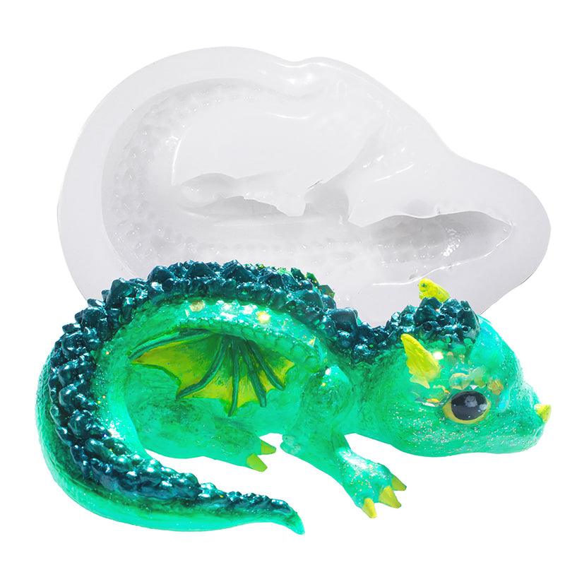 Resin Silicone Mould Forest Wing Dragon 3D for Epoxy Casting 3inch