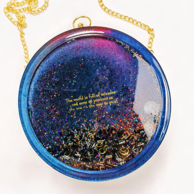 Round Resin Shaker Clutch Bag Mold Complete Set DIY Accessories