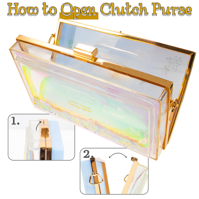 Large Rectangle Resin Clutch Bag Mold Complete Set of 9