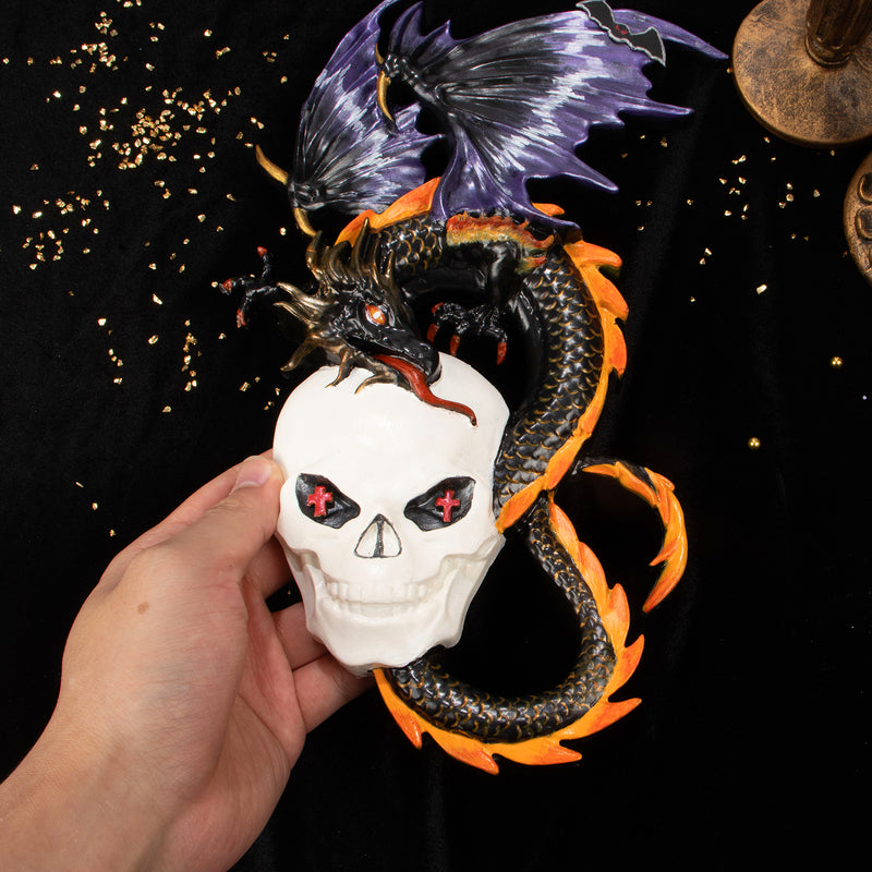 Hanging Ornament Dragon with Skull 3D Silicone Resin Mold