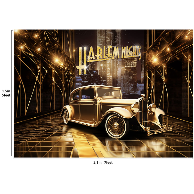 Harlem Nights Backdrop Photography Background 7x5feet