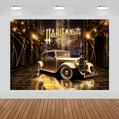 Harlem Nights Backdrop Photography Background 7x5feet