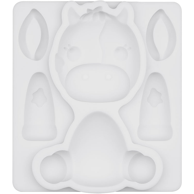Farm Animal Cow Silicone Mold 3.7 Inches Tall