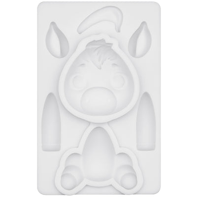 Farm Animal Horse Silicone Mold 4.3 Inches Tall
