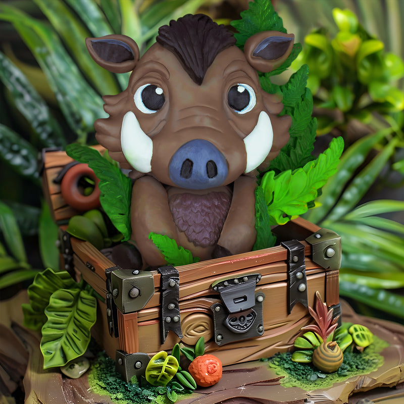 Fondant Mold Warthogs Safari Cake Topper 3.3inches Tall