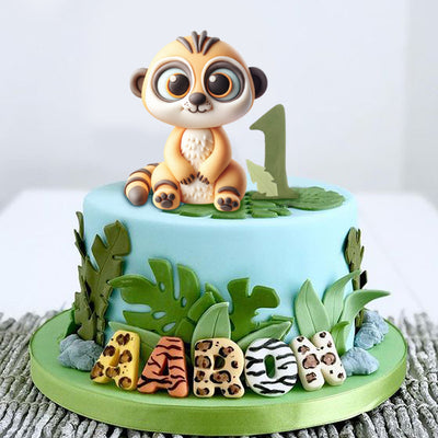 Fondant Mold Mongoose Safari Cake Topper 3.4" Tall