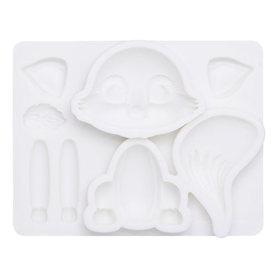 Fondant Molds Fox Animal Cake Topper 3.1inches Tall