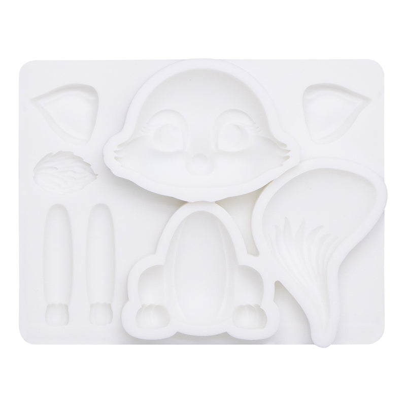 Fondant Molds Fox Animal Cake Topper 3.1inches Tall
