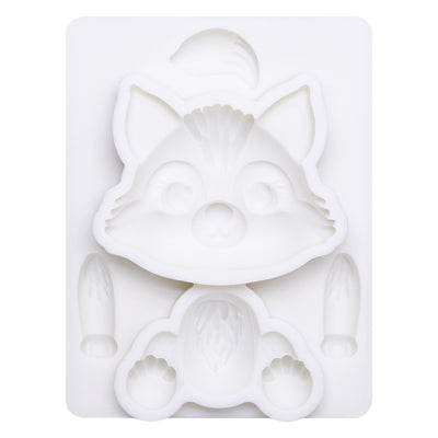 Fondant Mold Wolf Animal Cake Topper 3.5" Tall