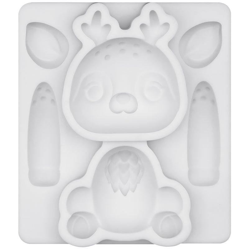 Woodland Animal Deer Silicone Mold 3.3-Inch Tall