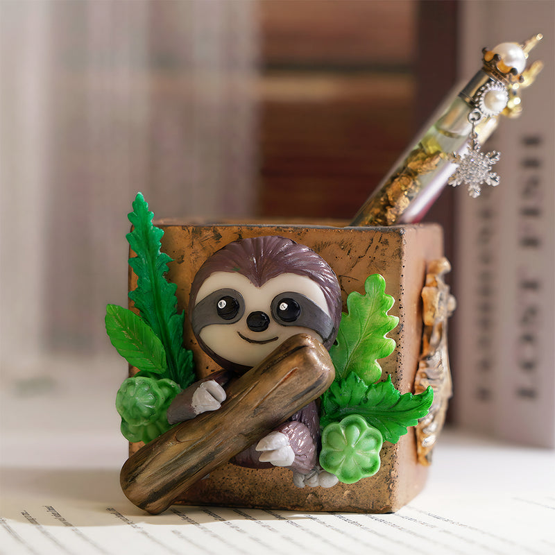 Woodland Animal Sloth Silicone Mold 2.7-Inch Tall