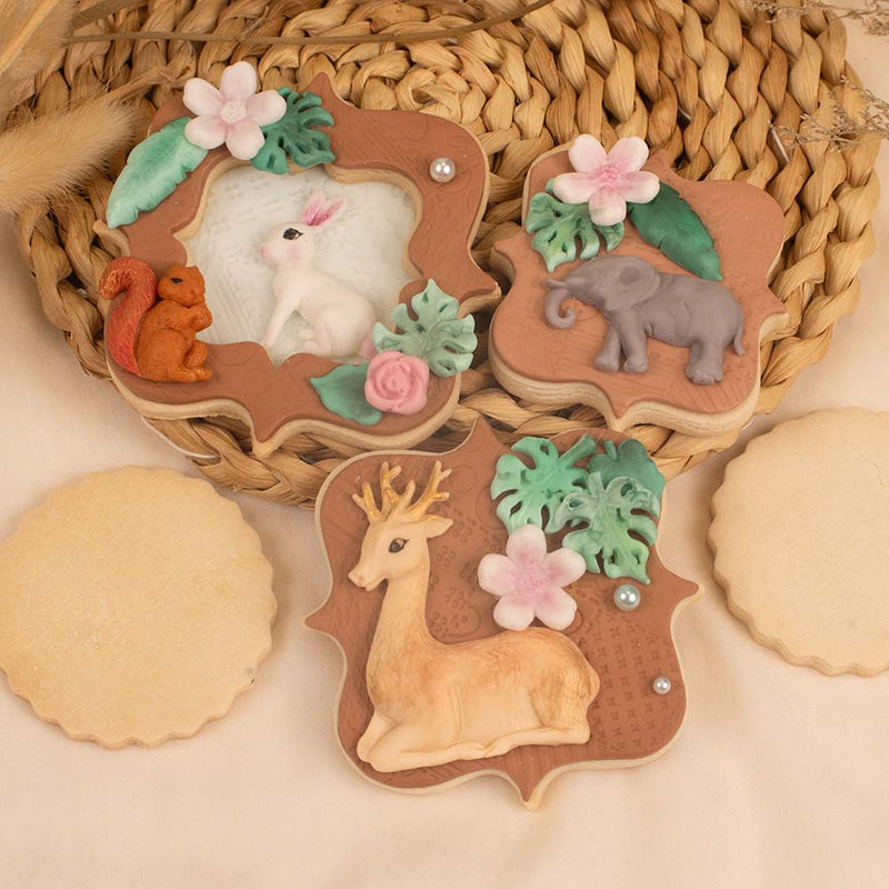 Fondant Patchwork Quilt Mold with 15 Textures for Cake Decorating Clay Crafts