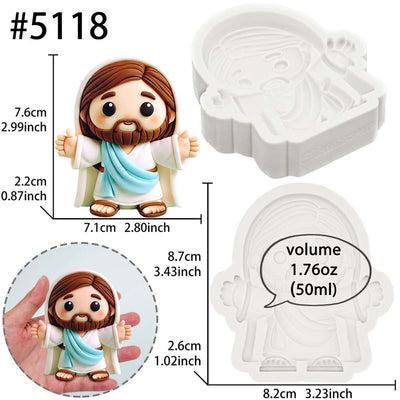 Special Character Cake Topper Molds