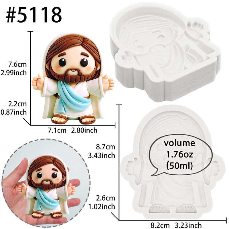Special Character Cake Topper Molds
