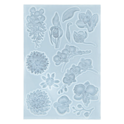 Flower Fondant Mold for Air Dry Clay Crafts 14-Cavity