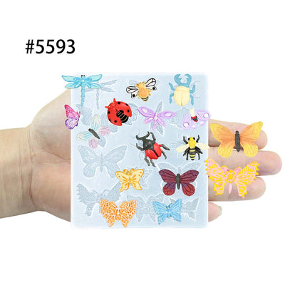 Butterfly and Insects Mold Silicone for Fondant, Air Dry Clay, Resin Crafts