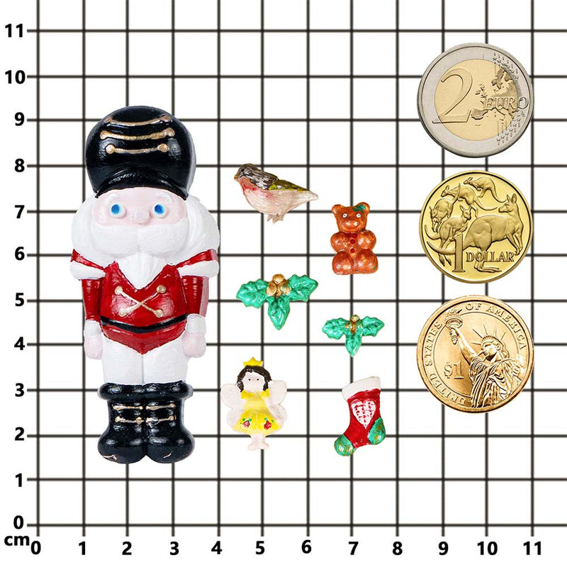 Nutcracker Soldier Fondant Mold 4" for Cake Topper Resin Clay