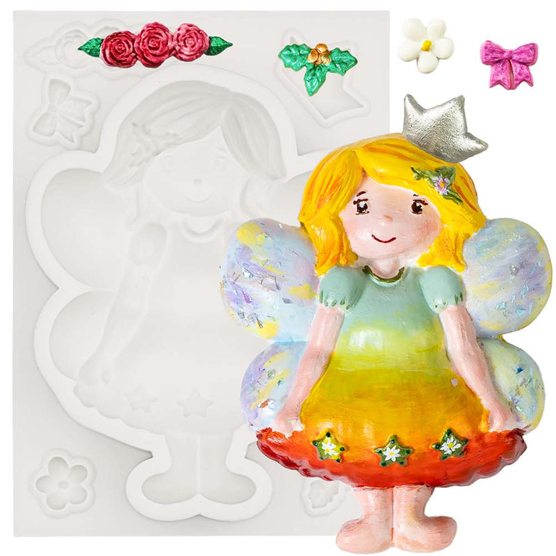 Fairy Mold 3" for Cake Topper Resin Clay