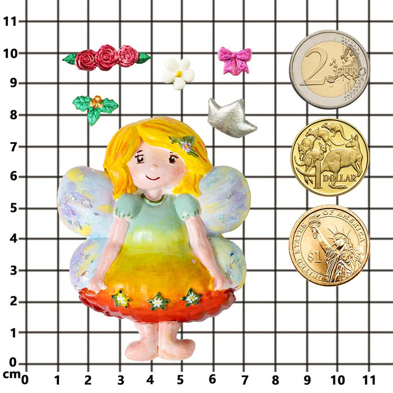 Fairy Mold 3" for Cake Topper Resin Clay