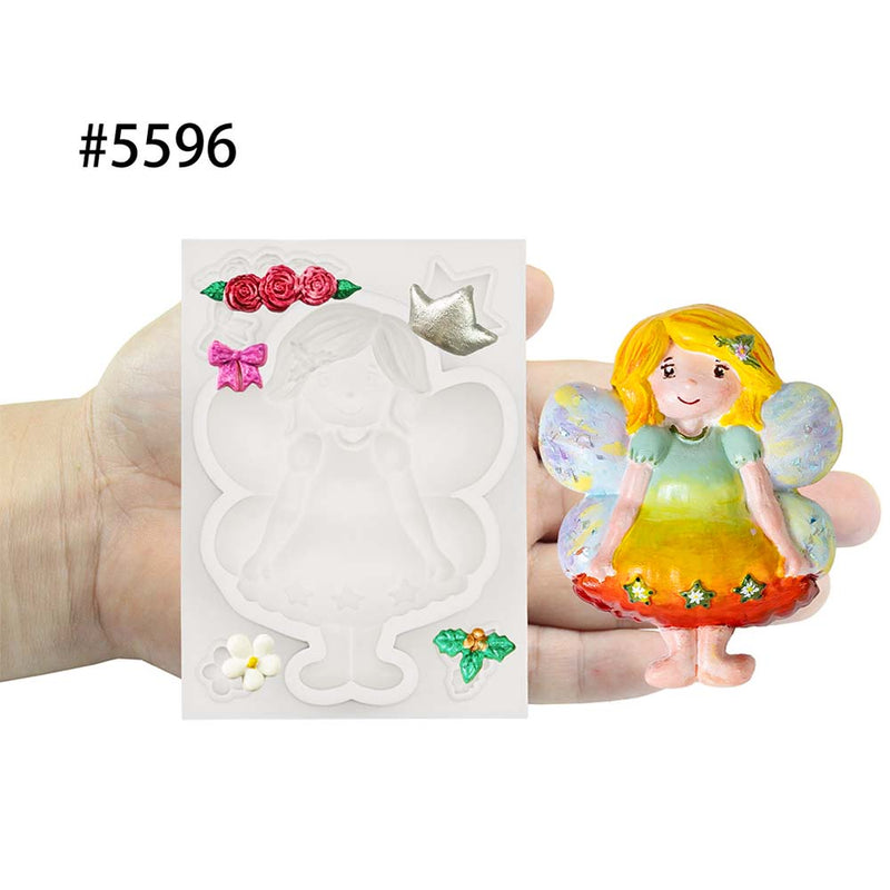 Fairy Mold 3" for Cake Topper Resin Clay