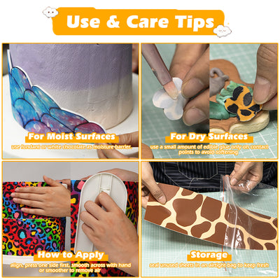 Animal Edible Cake Wrap Topper Decoration