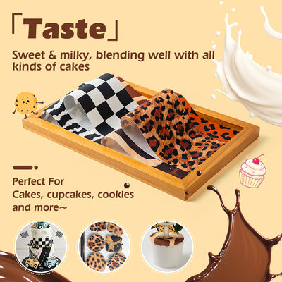 Animal Edible Cake Wrap Topper Decoration
