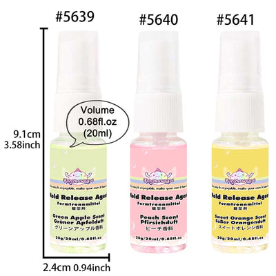 Mold Release Spray 60ml, Non-Stick Silicone Agent for Resin, Squishy, Candle