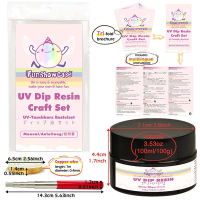 UV Dip Resin Handmade Set for Wire Flower