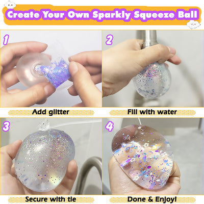 Nano Tape Bubble Kit with Clay, Marker, 6-Design Guide Squishy Maker Set