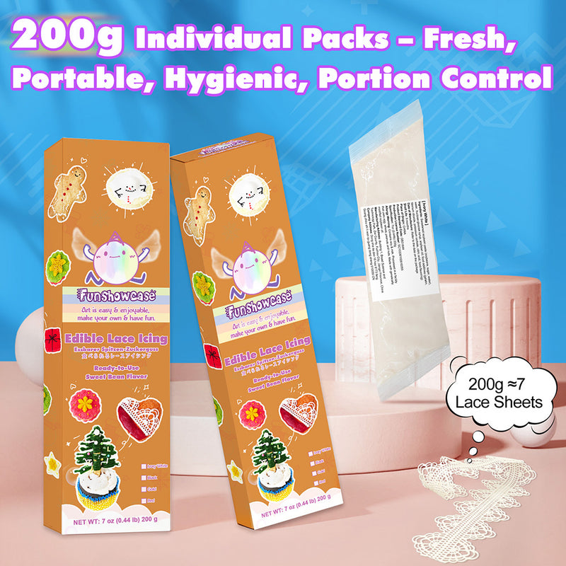 Edible Lace Icing Mix for Cake Decorating Frosting