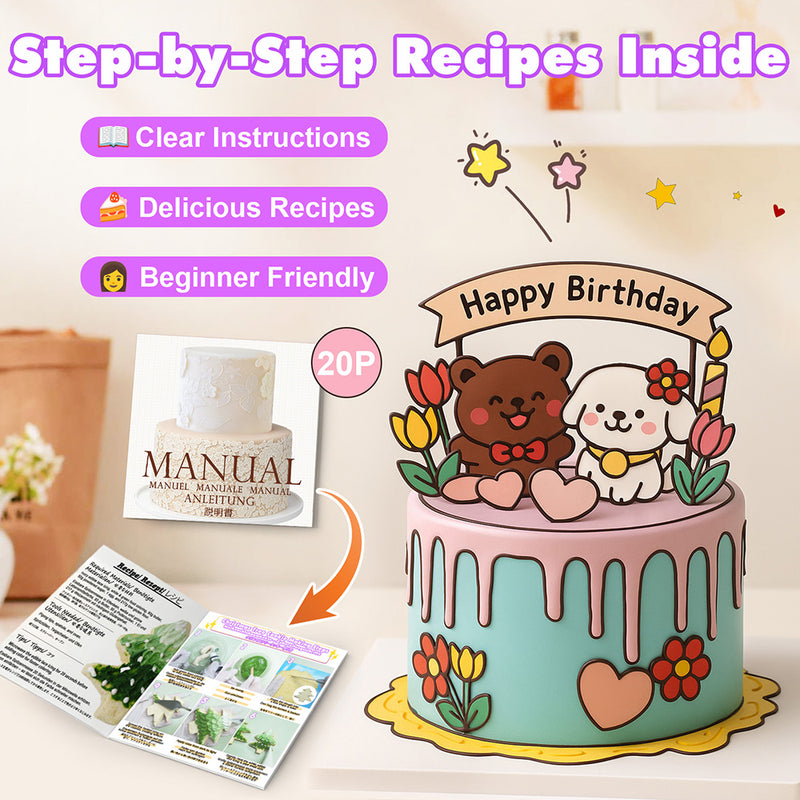 Edible Lace Icing Mix for Cake Decorating Frosting