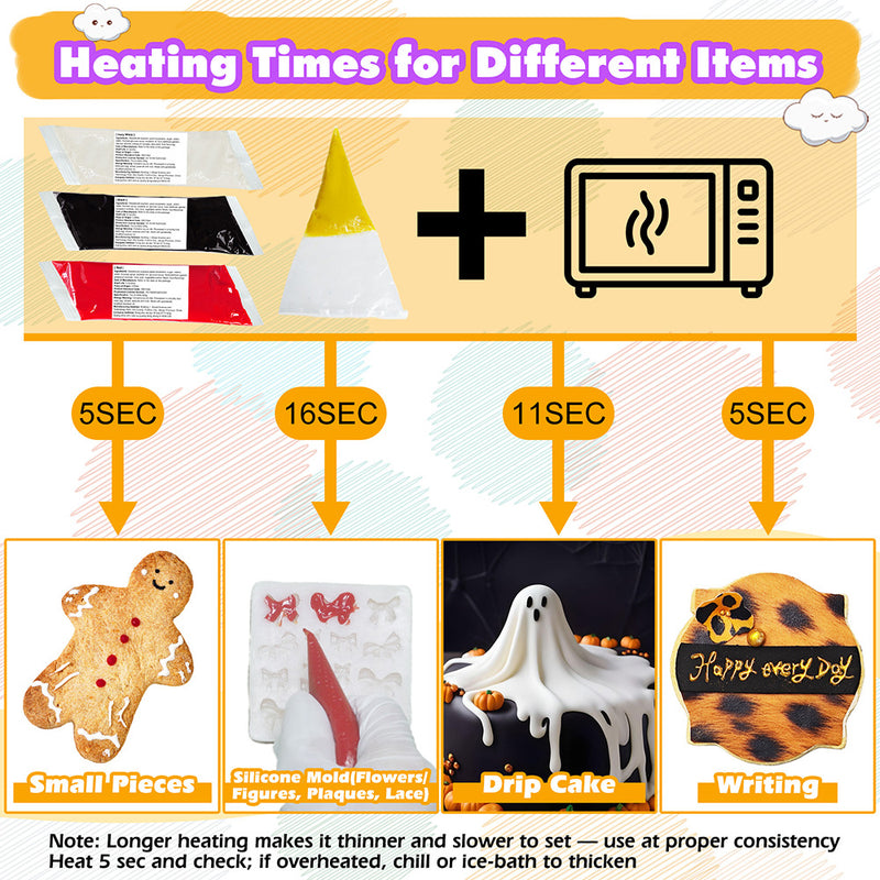 Edible Lace Icing Mix for Cake Decorating Frosting