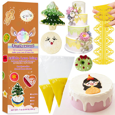 Edible Lace Icing Mix for Cake Decorating Frosting