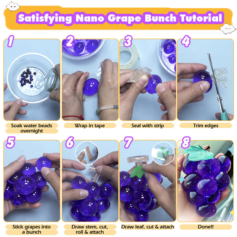 Nano Tape Squishy Kit DIY Fruit Toy