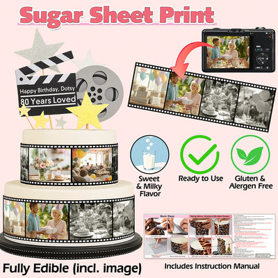 Custom Edible Image for Cake Wrap Topper