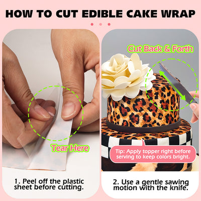 Custom Edible Image for Cake Wrap Topper