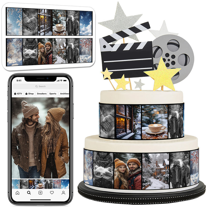 Custom Edible Image for Cake Wrap Topper