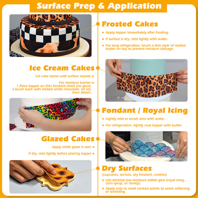 Race Car Edible Cake Wrap Topper Decoration, 1 Random Border Style, 4 x 12 inches