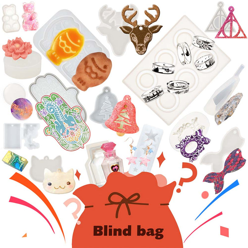 Resin Mold Mystery Box 5–10pcs Grab Bag for Crafts 100g