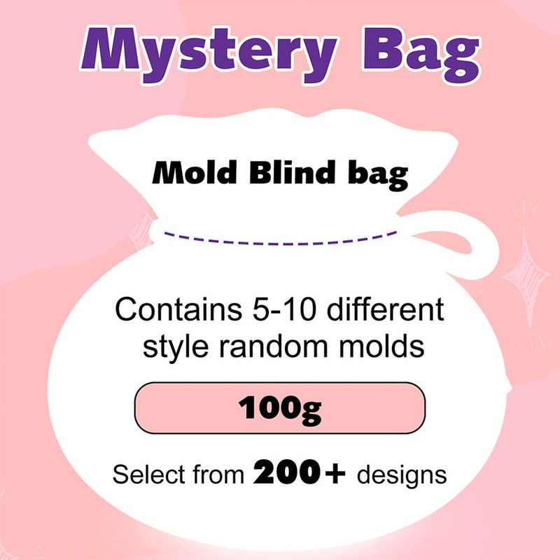 Resin Mold Mystery Box 5–10pcs Grab Bag for Crafts 100g