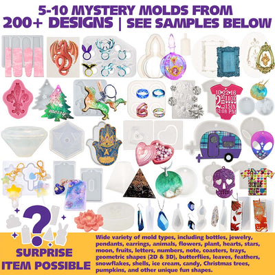 Resin Mold Mystery Box 5–10pcs Grab Bag for Crafts 100g