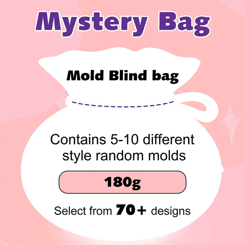 Resin Mold Mystery Box 5–10pcs Grab Bag for Crafts 180g