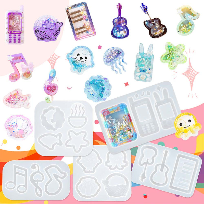 Resin Mold Mystery Box 5–10pcs Grab Bag for Crafts 180g