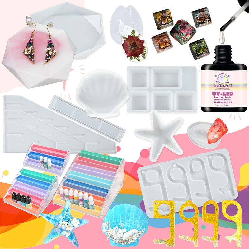 Resin Mold Mystery Box 5–10pcs Grab Bag for Crafts 230g
