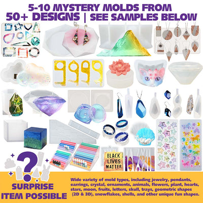 Resin Mold Mystery Box 5–10pcs Grab Bag for Crafts 230g