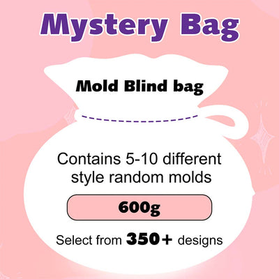Resin Mold Mystery Box 5–10pcs Grab Bag for Crafts 600g